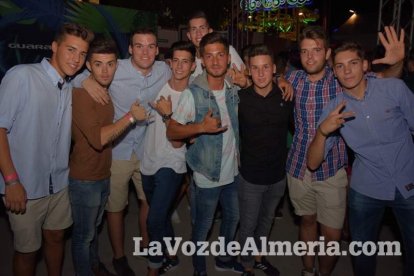 Caseta de Los 40 Principales y Guarapo Night en la Feria de Almeriía 2015. Fotos: Néstor Cánovas.