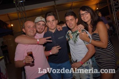 Caseta de Los 40 Principales y Guarapo Night en la Feria de Almeriía 2015. Fotos: Néstor Cánovas.