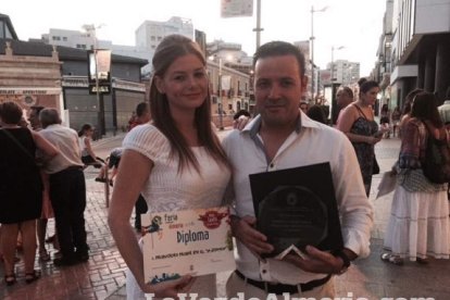 Feria del Mediodía en el centro de Almería, La Gitanica y La Plazuela.