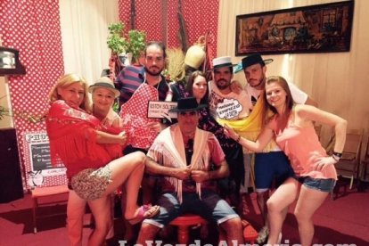 Feria del Mediodía en el centro de Almería, La Gitanica y La Plazuela.