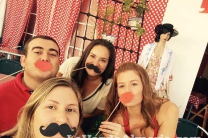 Feria del Mediodía en el centro de Almería, La Gitanica y La Plazuela.