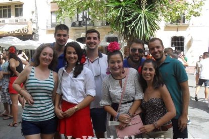 Feria del Mediodía en el centro de Almería, La Gitanica y La Plazuela.