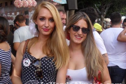 Feria del Mediodía en el centro de Almería, La Gitanica y La Plazuela.