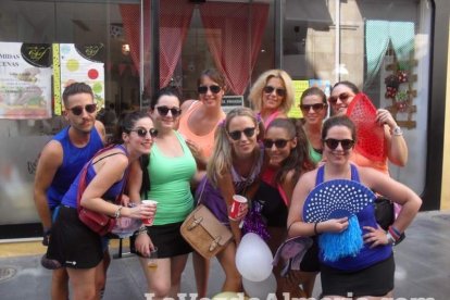 Feria del Mediodía en el centro de Almería, La Gitanica y La Plazuela.