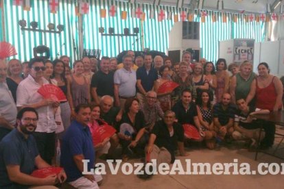 Feria del Mediodía en el centro de Almería, La Gitanica y La Plazuela.