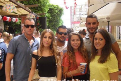 Feria del Mediodía en el centro de Almería, La Gitanica y La Plazuela.