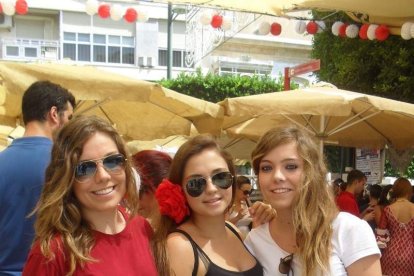 Feria del Mediodía en el centro de Almería, La Gitanica y La Plazuela.