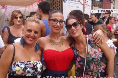 Feria del Mediodía en el centro de Almería, La Gitanica y La Plazuela.