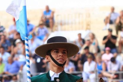 Corrida de rejones en la Plaza de Toros de Almería.