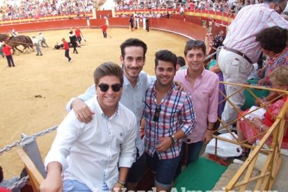 Corrida de rejones en la Plaza de Toros de Almería.