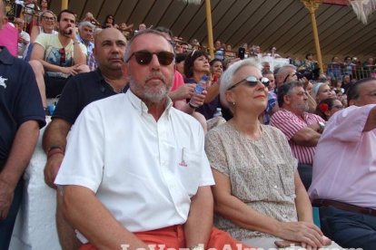 Corrida de rejones en la Plaza de Toros de Almería.