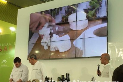 Gran éxito de los productos almerienses en los encuentros comerciales de la feria gastronómica.