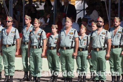 Más de 3.000 personas asisten al 95 aniversario de La Legión.El ministro de Defensa Morenés preside un acto conmemorativo que coincide co