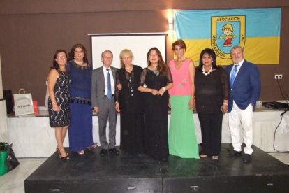 Ángela Carrasco actuó en la gala, presentada por Irma Soriano