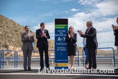 Inauguración del tramo entre Carchuna y Castell, último tramo de la Autoría del Mediterráneo, A7. Fotos: Juan Sánchez.