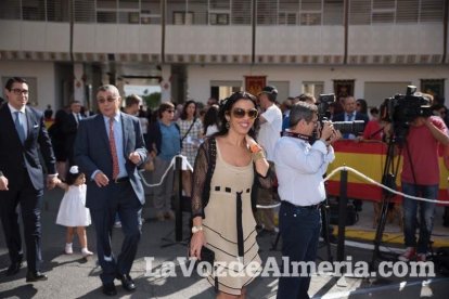 Celebración del día de la Guardia Civil en Almería con un homenaje al agente Quintana fallecido en julio. Fotos: Juan Sánchez.