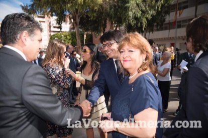 Celebración del día de la Guardia Civil en Almería con un homenaje al agente Quintana fallecido en julio. Fotos: Juan Sánchez.