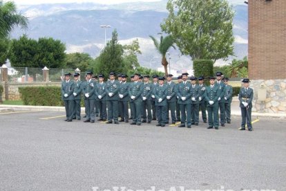 Celebración de la Virgen del Pilar en el cuartel de la Guardia Civil de El Ejido. Fotos: JA Barrios.
