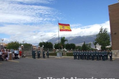Celebración de la Virgen del Pilar en el cuartel de la Guardia Civil de El Ejido. Fotos: JA Barrios.