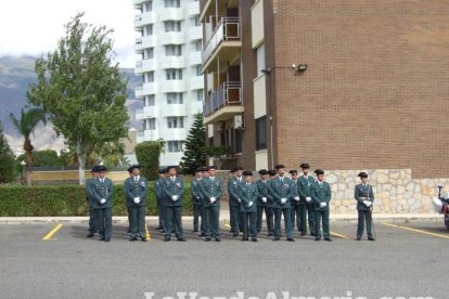 Celebración de la Virgen del Pilar en el cuartel de la Guardia Civil de El Ejido. Fotos: JA Barrios.