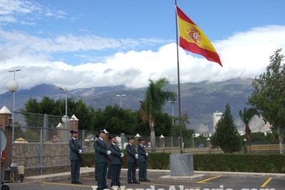 Celebración de la Virgen del Pilar en el cuartel de la Guardia Civil de El Ejido. Fotos: JA Barrios.