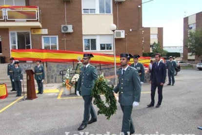 Celebración de la Virgen del Pilar en el cuartel de la Guardia Civil de El Ejido. Fotos: JA Barrios.