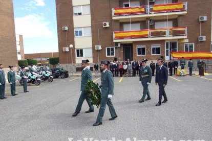Celebración de la Virgen del Pilar en el cuartel de la Guardia Civil de El Ejido. Fotos: JA Barrios.
