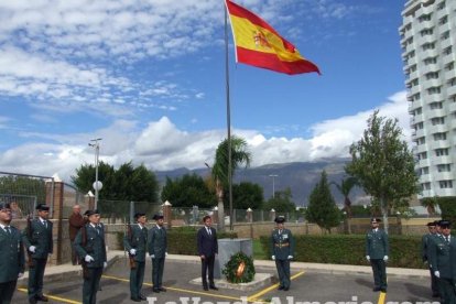 Celebración de la Virgen del Pilar en el cuartel de la Guardia Civil de El Ejido. Fotos: JA Barrios.