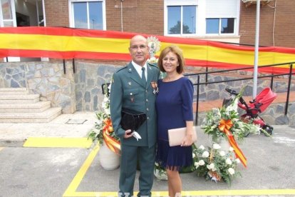 Celebración de la Virgen del Pilar en el cuartel de la Guardia Civil de El Ejido. Fotos: JA Barrios.