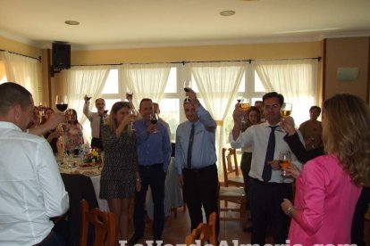 Celebración de la Virgen del Pilar en el cuartel de la Guardia Civil de El Ejido. Fotos: JA Barrios.