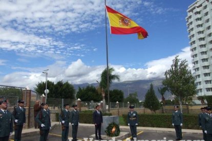 Celebración de la Virgen del Pilar en el cuartel de la Guardia Civil de El Ejido. Fotos: JA Barrios.