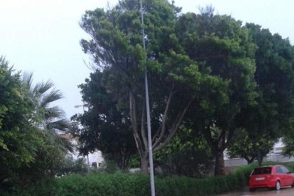Fuertes lluvias en la provincia causan un centenar de emergencias en la capital y el Poniente.