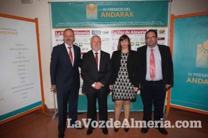 Gala de entrega de los Premios Andarax 2015 celebrada en Gádor.