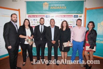 Gala de entrega de los Premios Andarax 2015 celebrada en Gádor.