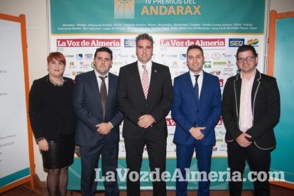 Gala de entrega de los Premios Andarax 2015 celebrada en Gádor.