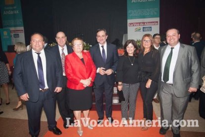 Gala de entrega de los Premios Andarax 2015 celebrada en Gádor.