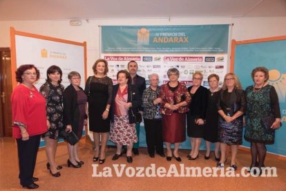 Gala de entrega de los Premios Andarax 2015 celebrada en Gádor.
