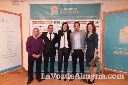 Gala de entrega de los Premios Andarax 2015 celebrada en Gádor.