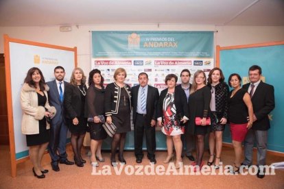 Gala de entrega de los Premios Andarax 2015 celebrada en Gádor.
