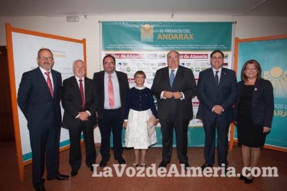Gala de entrega de los Premios Andarax 2015 celebrada en Gádor.