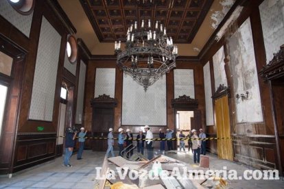 Un recorrido por el Ayuntamiento tras diez años de estar cerrado
