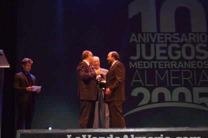 Celebración en el Auditorio Maestro Padilla de Almería de la Gala del X Aniversario de la celebración de los Juegos Mediterráneos Almer