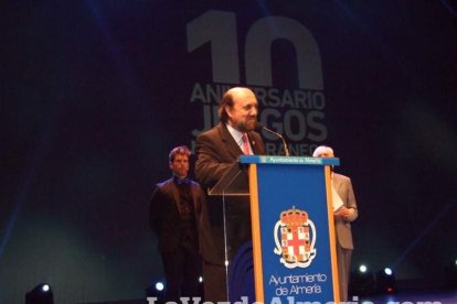 Celebración en el Auditorio Maestro Padilla de Almería de la Gala del X Aniversario de la celebración de los Juegos Mediterráneos Almer