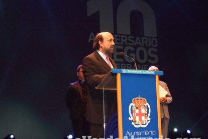 Celebración en el Auditorio Maestro Padilla de Almería de la Gala del X Aniversario de la celebración de los Juegos Mediterráneos Almer