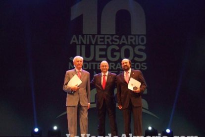 Celebración en el Auditorio Maestro Padilla de Almería de la Gala del X Aniversario de la celebración de los Juegos Mediterráneos Almer