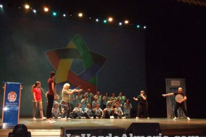 Celebración en el Auditorio Maestro Padilla de Almería de la Gala del X Aniversario de la celebración de los Juegos Mediterráneos Almer