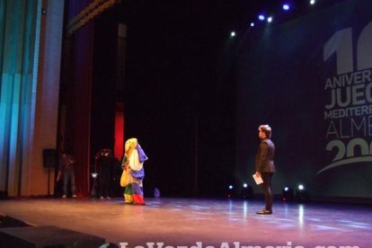 Celebración en el Auditorio Maestro Padilla de Almería de la Gala del X Aniversario de la celebración de los Juegos Mediterráneos Almer
