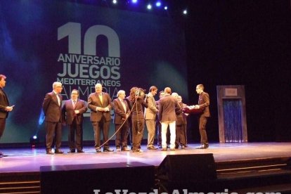 Celebración en el Auditorio Maestro Padilla de Almería de la Gala del X Aniversario de la celebración de los Juegos Mediterráneos Almer