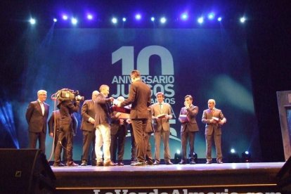 Celebración en el Auditorio Maestro Padilla de Almería de la Gala del X Aniversario de la celebración de los Juegos Mediterráneos Almer