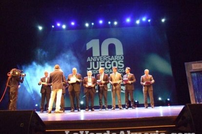 Celebración en el Auditorio Maestro Padilla de Almería de la Gala del X Aniversario de la celebración de los Juegos Mediterráneos Almer